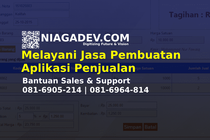 Jasa Pembuatan Program Penjualan
