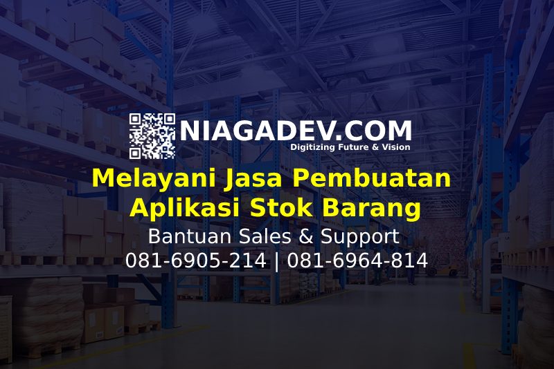Jasa Pembuatan Aplikasi Stok Barang